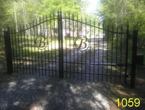 Initial B Iron Gate